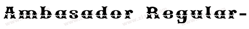 Ambasador Regular字体转换